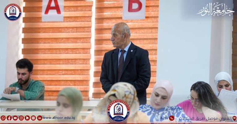 طلبة المرحلة الأولى في جامعة النور يؤدون الامتحانات النهائية