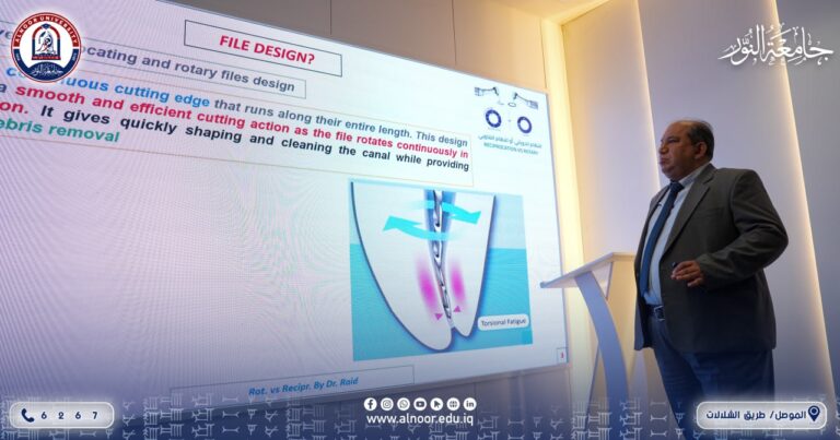 كلية طب الأسنان في جامعة النور تقيم ورشة علمية حول تحضير قنوات جذور الأسنان