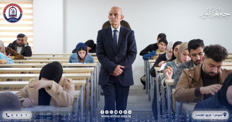 طلبة جامعة النور يؤدون امتحاناتهم بنجاح وانتظام
